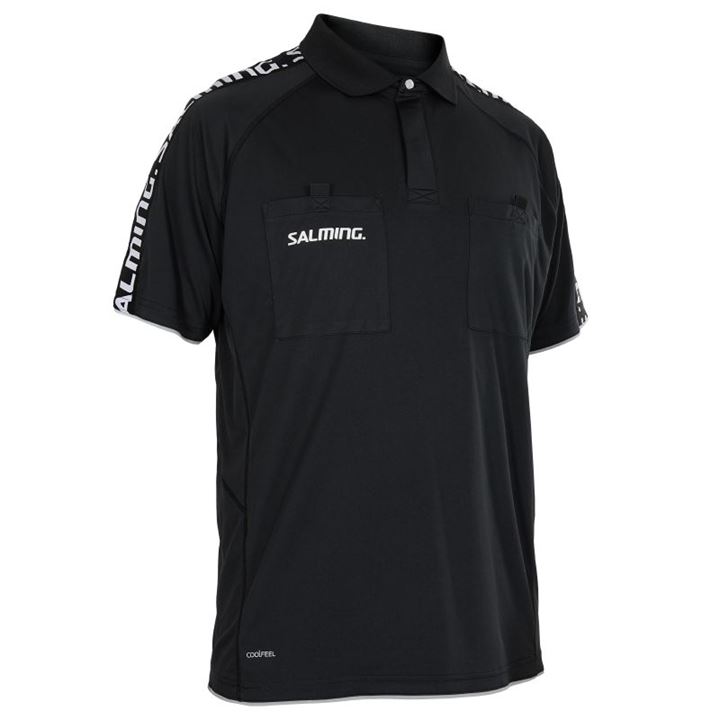 Camisa Polo Salming Referee Polo Masculino Pretas | 4LGBKFE3