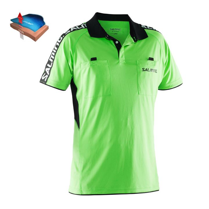 Camisa Polo Salming Referee Polo Masculino Verdes | AMJT25HM