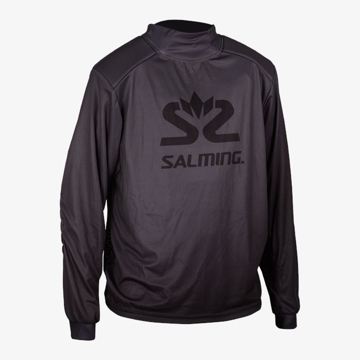 Long Sleeve Shirts Salming Goalie Legend Jsy SR Masculino Cinzentas Escuro Pretas | N94JZUY3