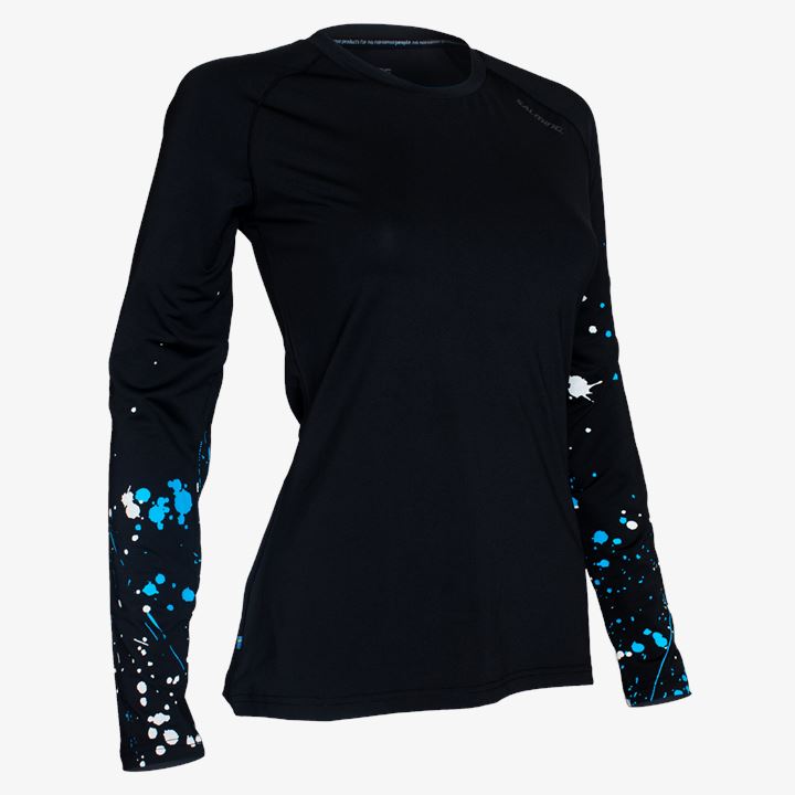 Long Sleeve Shirts Salming Lugnet LS Feminino Pretas | WARRIXMM