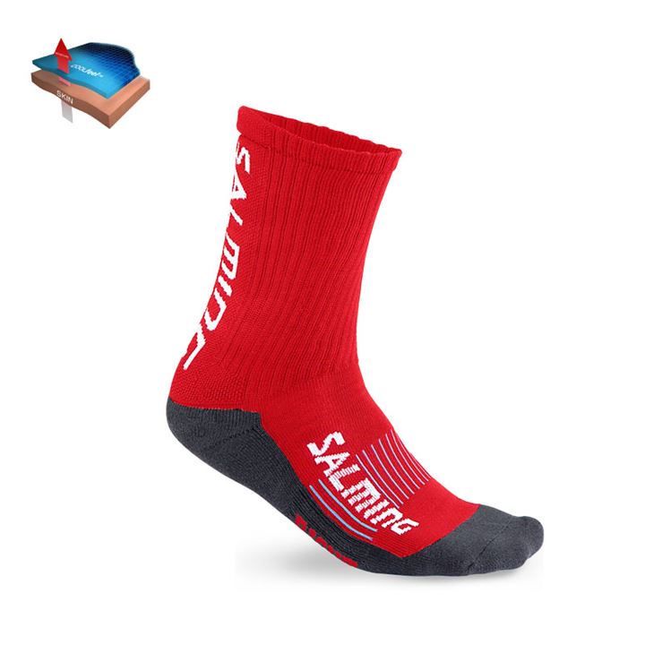 Meias Salming Advanced Indoor Sock Masculino Vermelhas | FE0G9Y9M