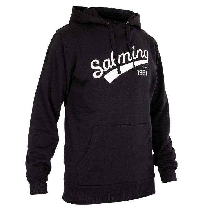 Moletom Com Capuz Salming Logo Hood Feminino Pretas | 0C7ZIB14