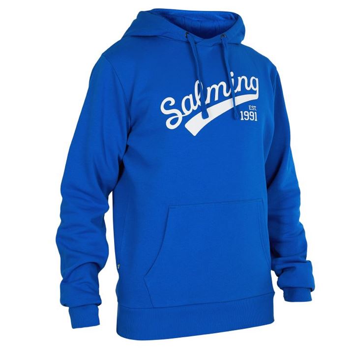 Moletom Com Capuz Salming Logo Hood Feminino Azul Marinho Azuis | P9FATGEX