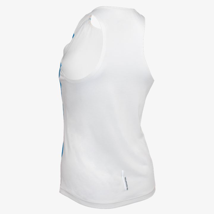 Singlet Salming Piteå Singlet 21 Feminino Branco | 128USWAS