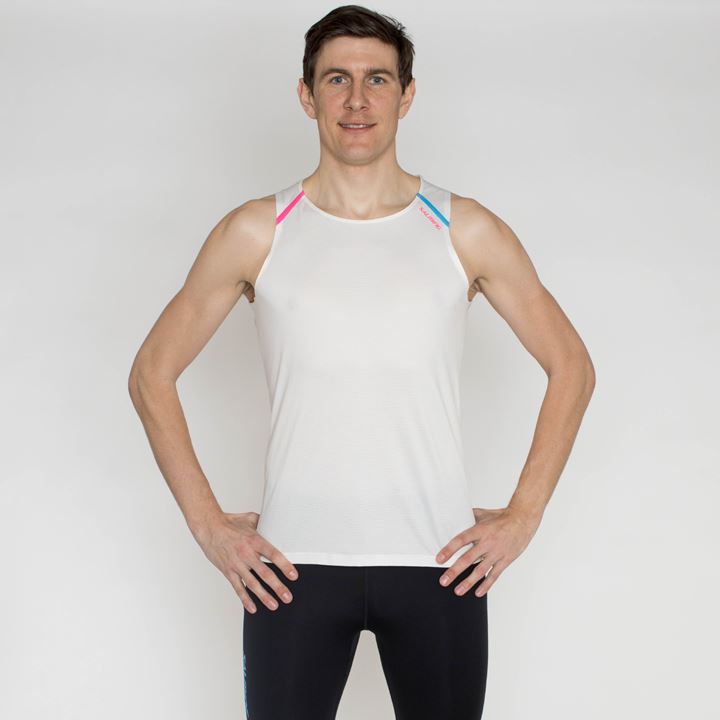 Singlet Salming Piteå Singlet 21 Masculino Branco | SX4KAJD5