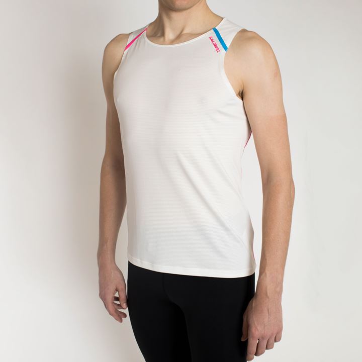 Singlet Salming Piteå Singlet 21 Masculino Branco | SX4KAJD5