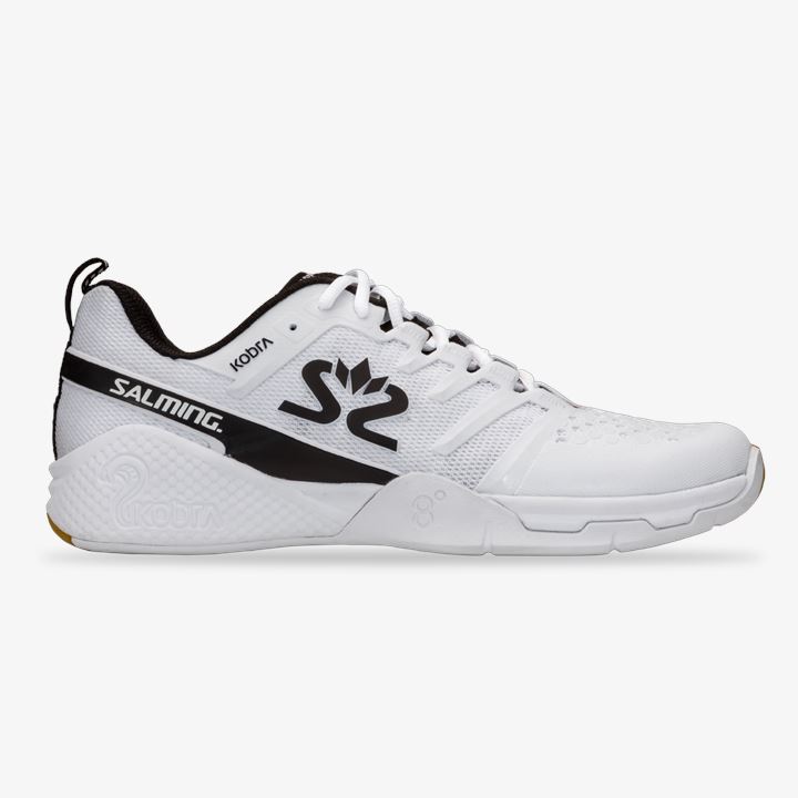 Tenis Interior Salming Kobra 3 Shoe Masculino Branco Pretas | 8QA9WWKQ