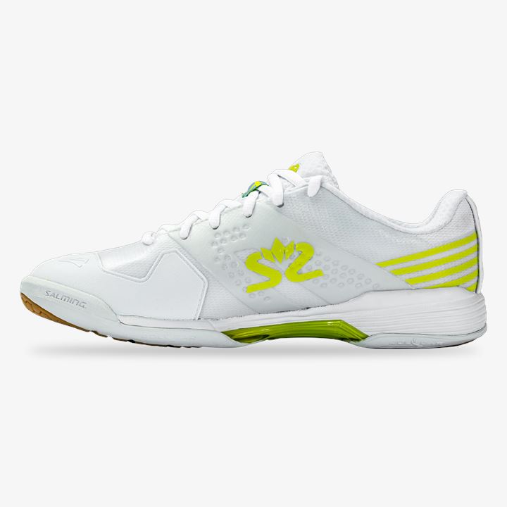 Tenis Interior Salming Viper 5 Shoe Feminino Branco Verdes | 1QG5LEB1