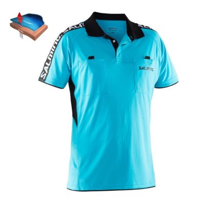 Camisa Polo Salming Referee Polo Masculino Turquesa | 97Q9TZVP