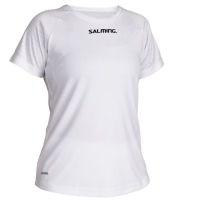 Camiseta Salming Diamond Game Tee Feminino Branco | W0L73QQG