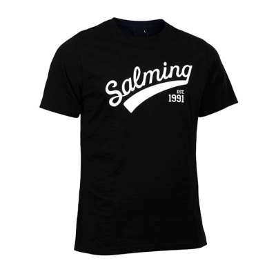 Camiseta Salming Logo Tee Masculino Pretas | 77VZ0KGA