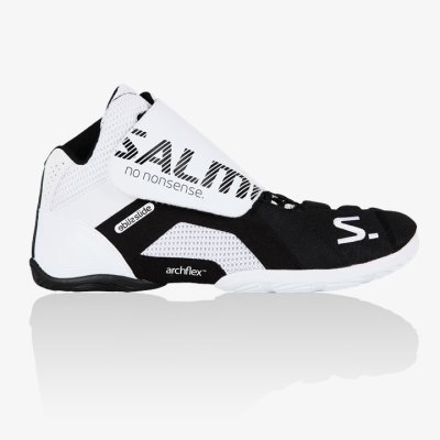 Tenis Interior Salming Chinelos 5 Goalie Shoe Masculino Branco Pretas | AZY054D8